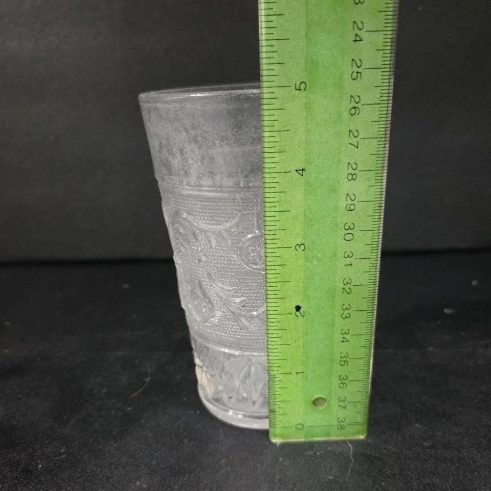 Duncan & Miller Sandwich Clear Tumbler, Vintage Flat Iced Tea Glass, Replacement